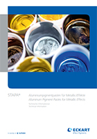 بروشور Aluminium Pastes for Metallic Effects Aluminium Pastes for Metallic Effects